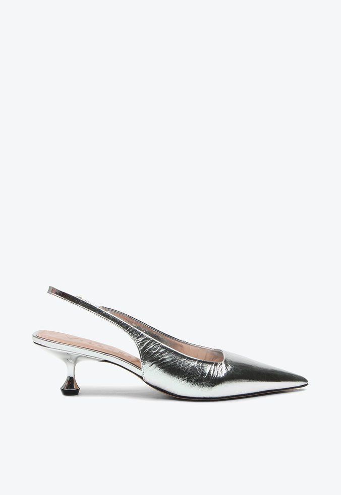 Slingback Servia Prata