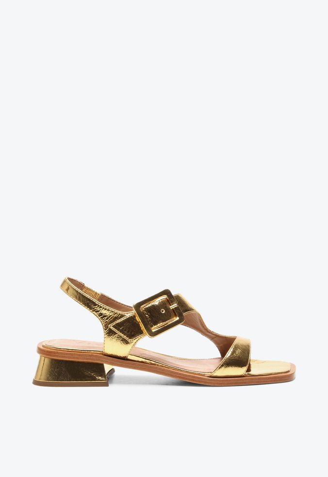 Sandália Constança Dourada