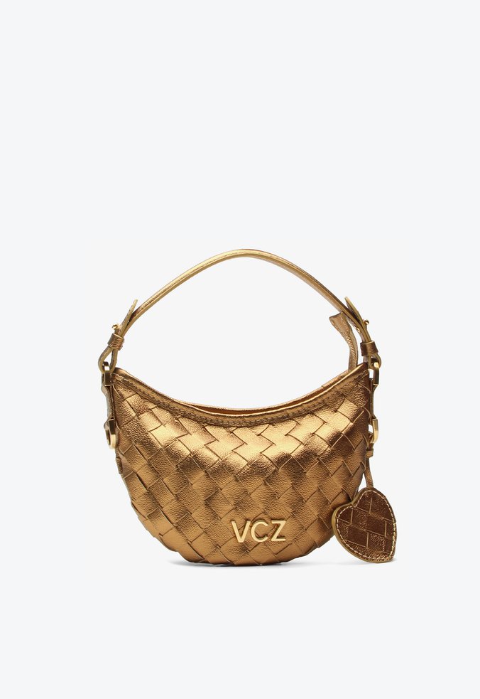Bolsa Tiracolo Zoe Pequena Dourada