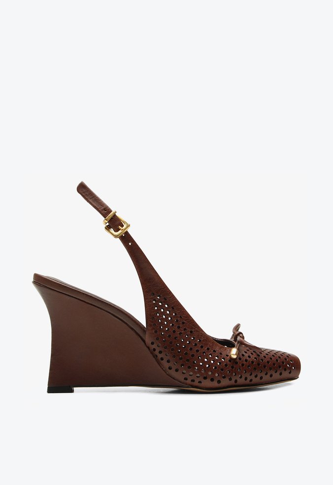 Slingback Tamy Marrom