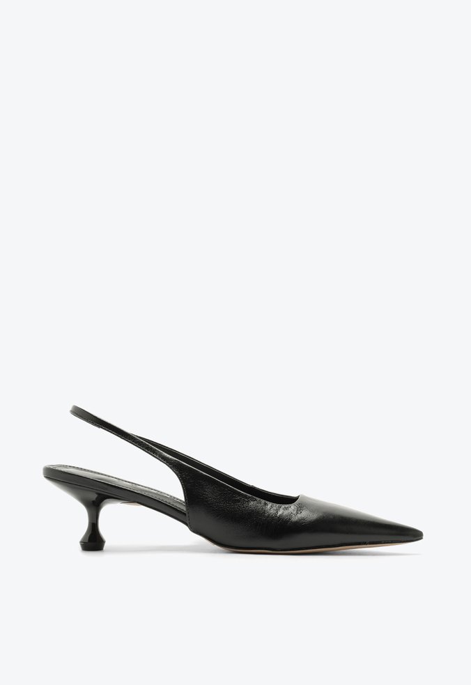 Slingback Servia Preto
