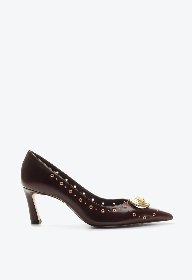 Scarpin Flatey Bordô