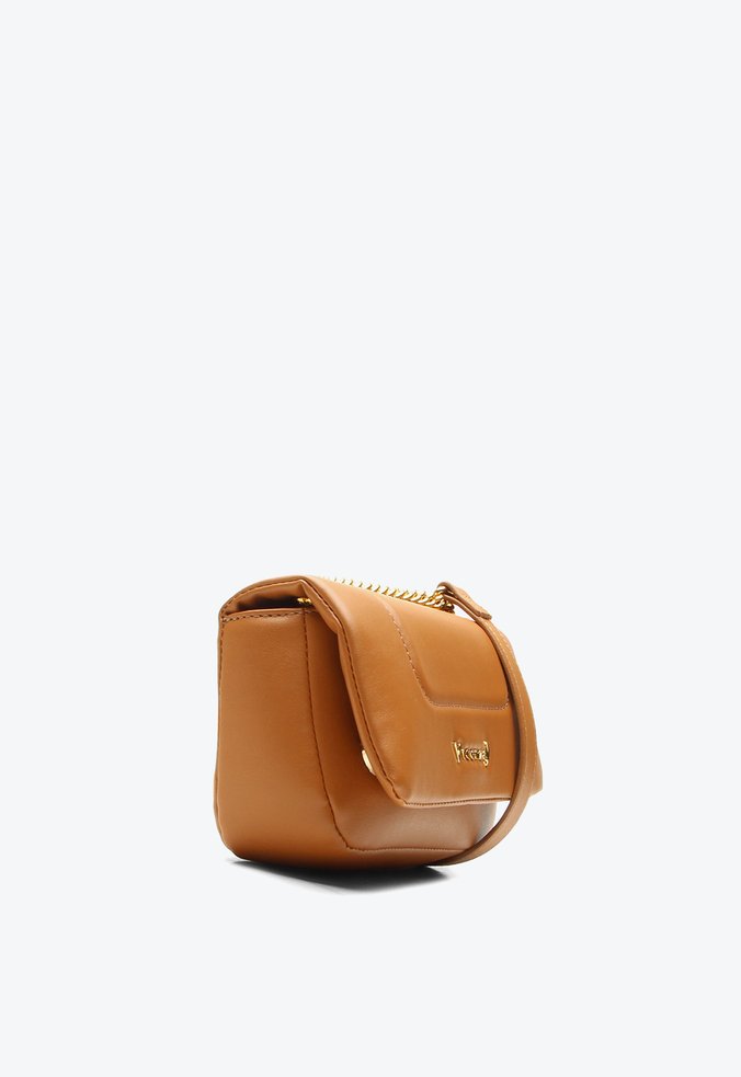 Bolsa Tiracolo Zac Pequena Caramelo | Vicenza