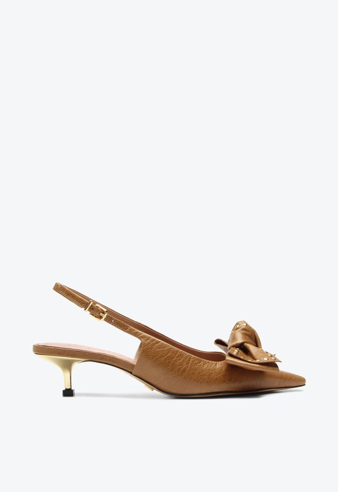 Slingback Marajó Caramelo
