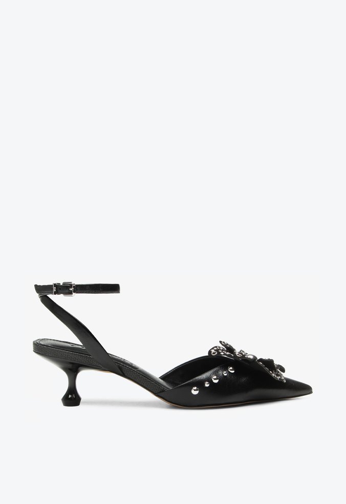 Slingback Emi Preto