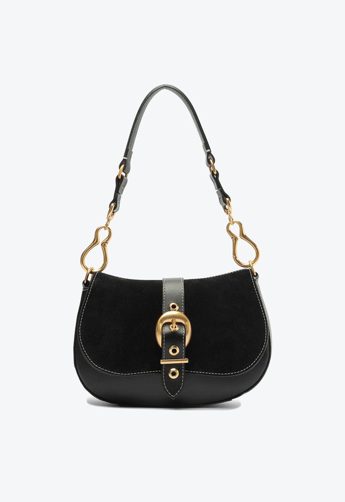 Bolsa Shoulder Samanta Média Preto