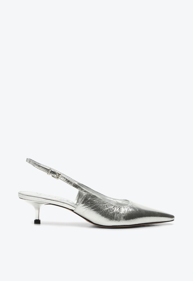 Slingback Marajó Prata