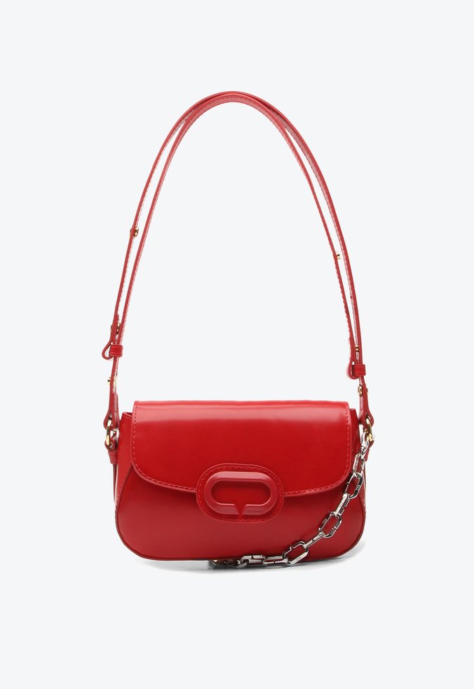 Bolsa Shoulder Eleonora Média Vermelho