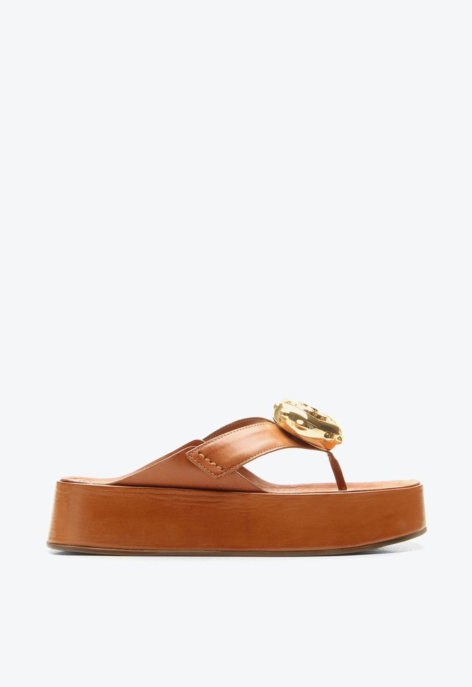 Tamanco Luana Caramelo