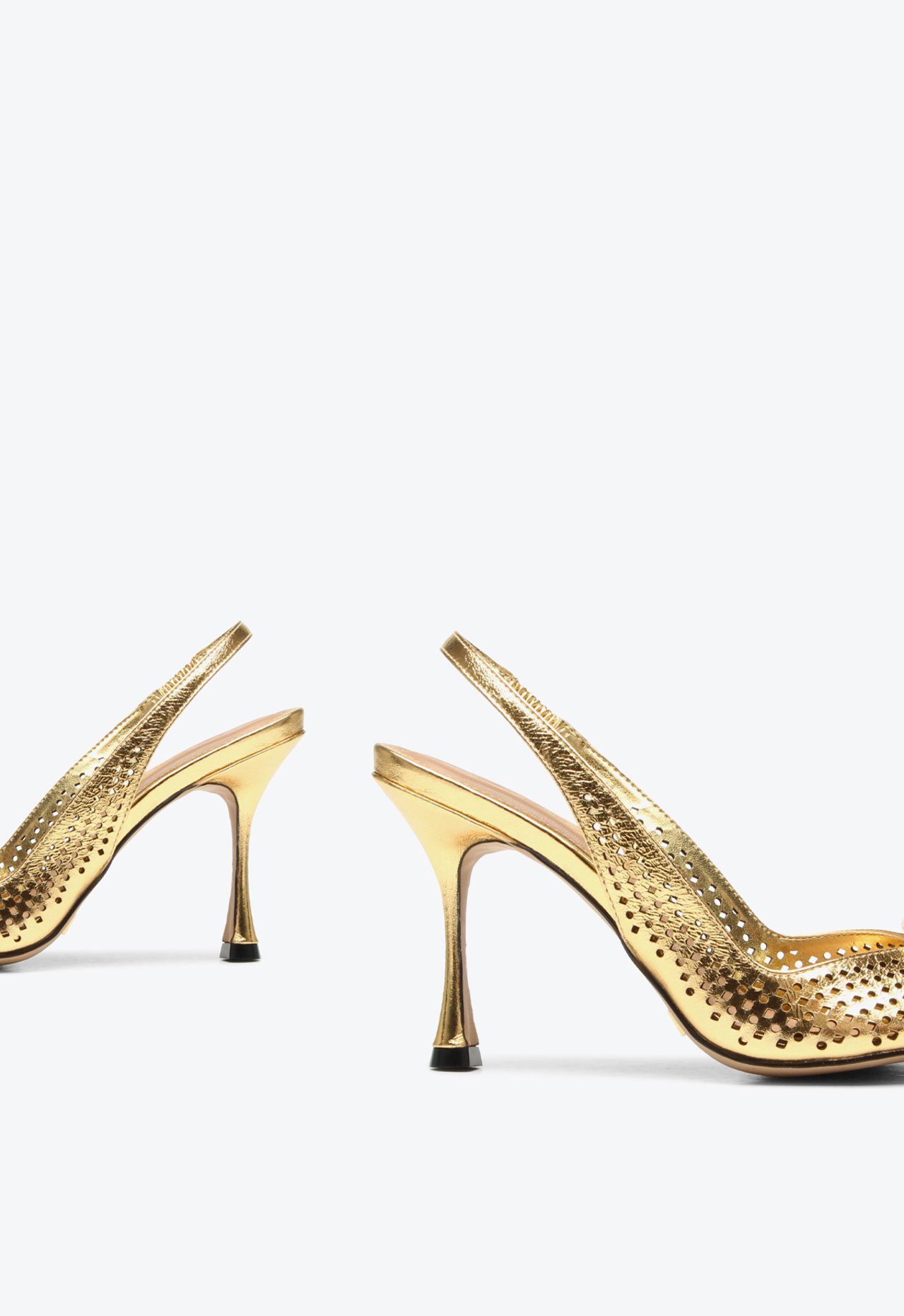pepe　ジェリッシュトップ Slingback Peep Toe Toscana Dourado | Vicenza
