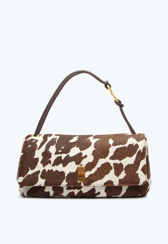Bolsa Shoulder Donatela Grande Animal Print