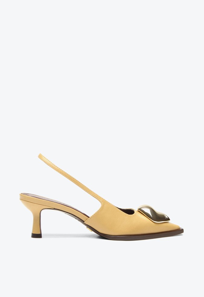 Slingback Japão Bege