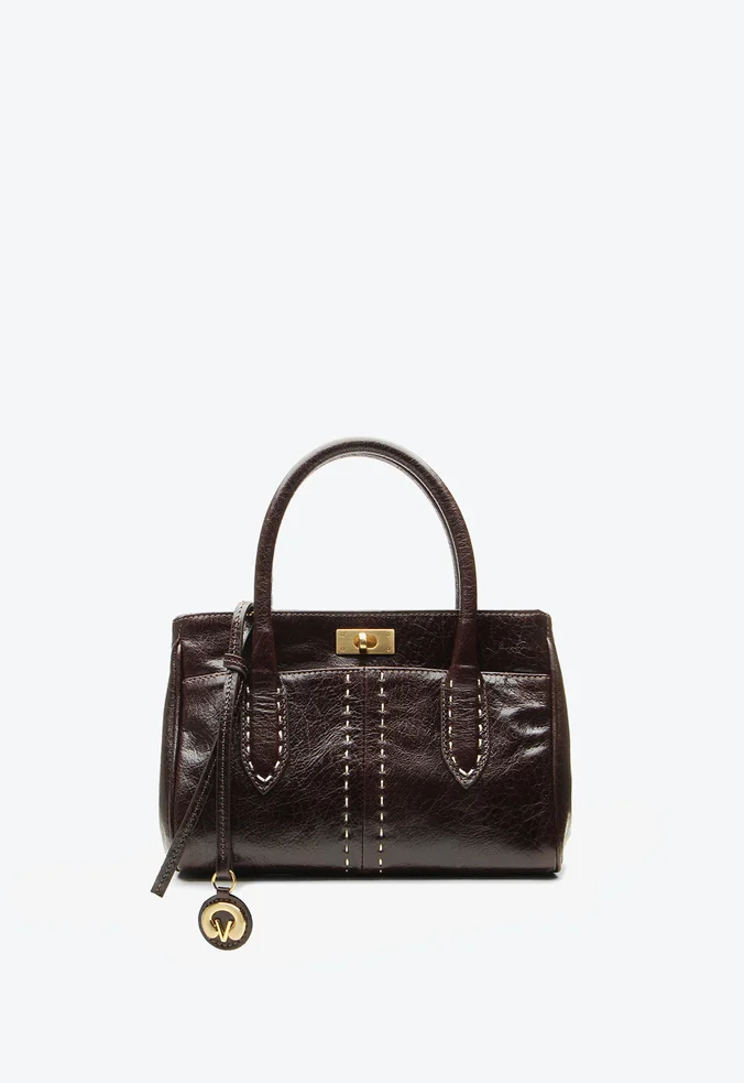 Bolsa Tote Betha Pequena Marrom