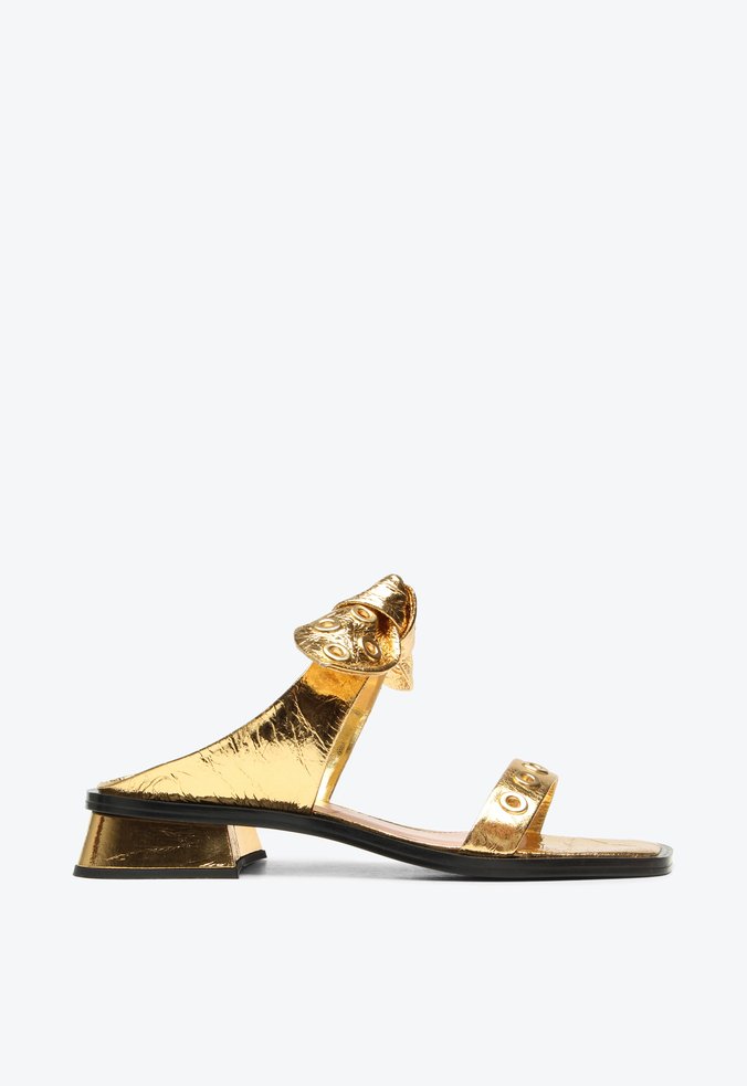 Tamanco Constança Dourado | Vicenza