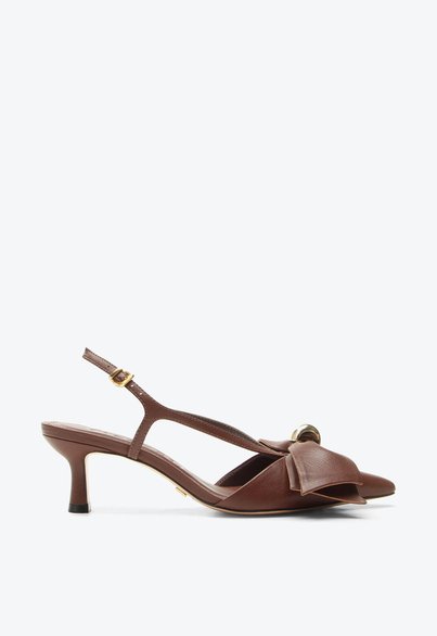 Slingback Tiana Marrom | Vicenza