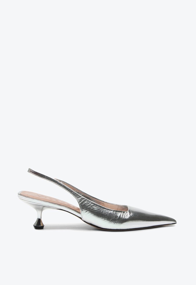 Slingback Servia Prata