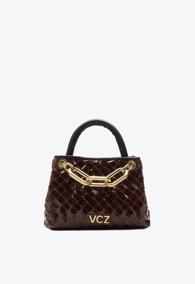 Bolsa Tiracolo Mika Pequena Marrom