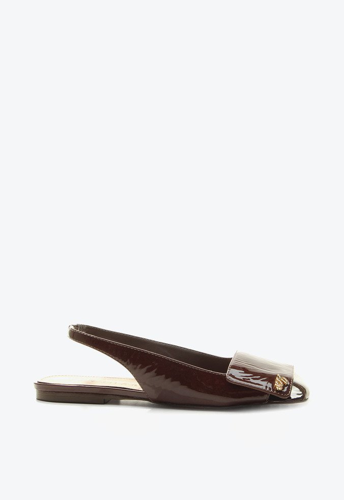 Flat Florine Marrom