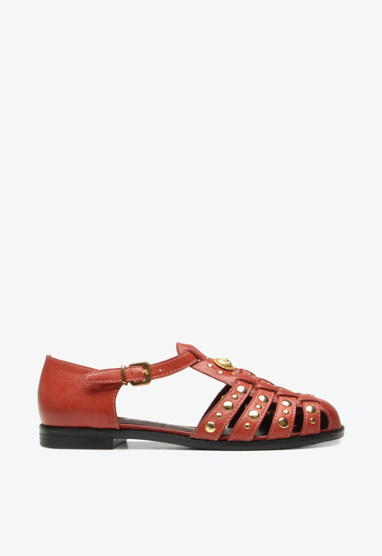 【ffry】 zoe Flat Fisherman Zoe Vermelho | Vicenza