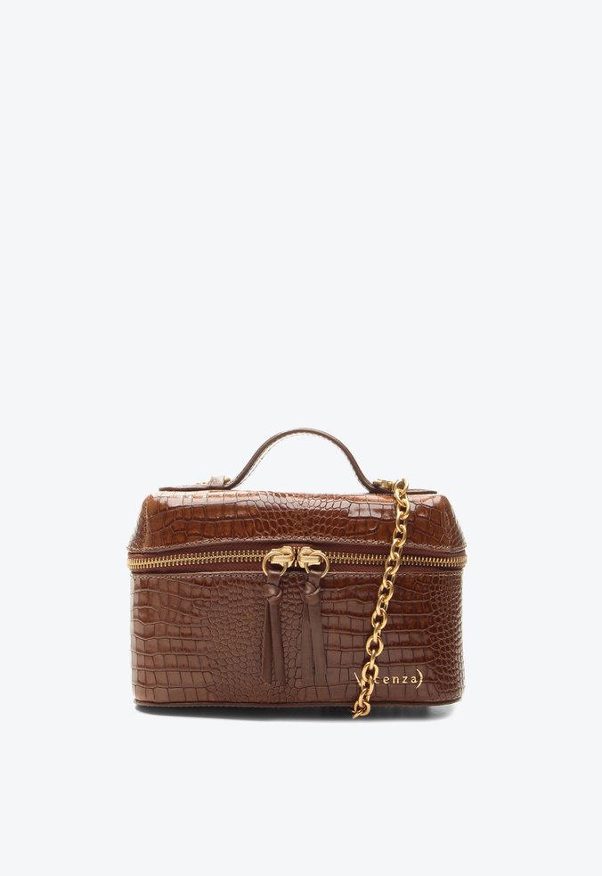 Bolsa Bucket Leona Marrom