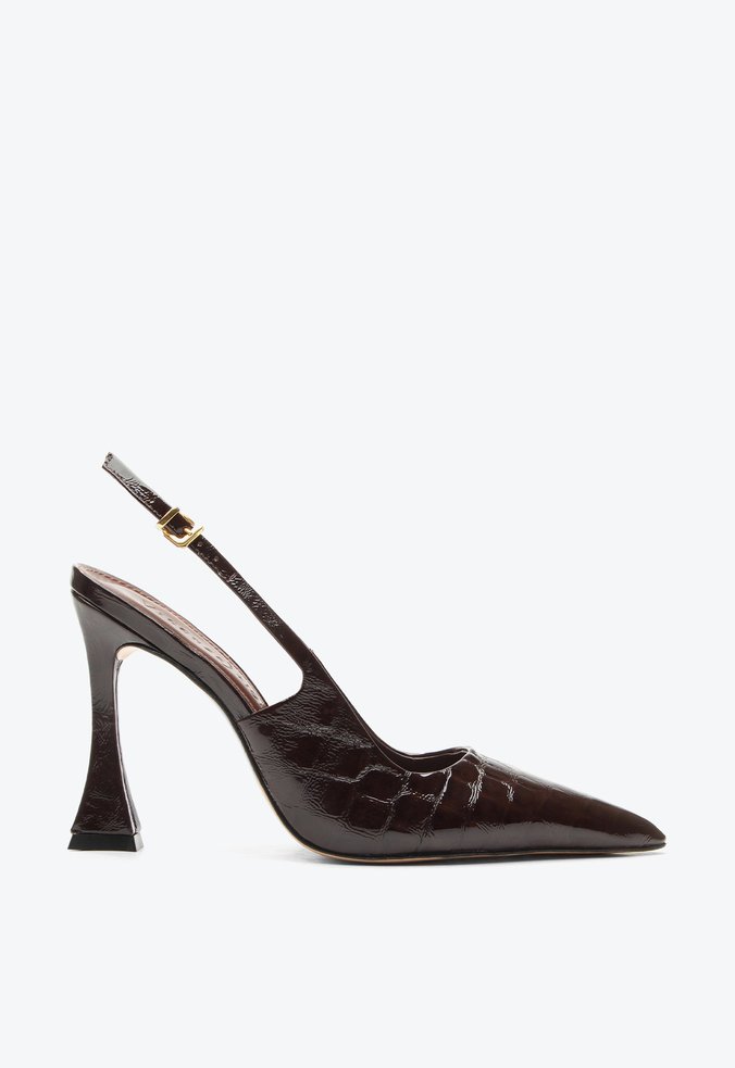 Slingback Tamara Marrom