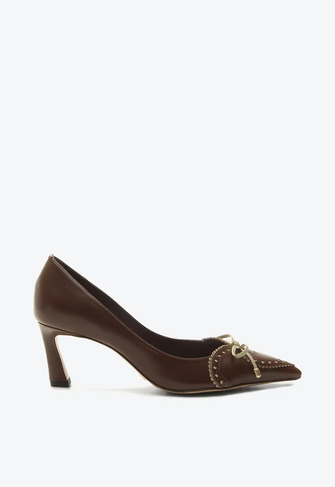 Scarpin Beatrice Marrom