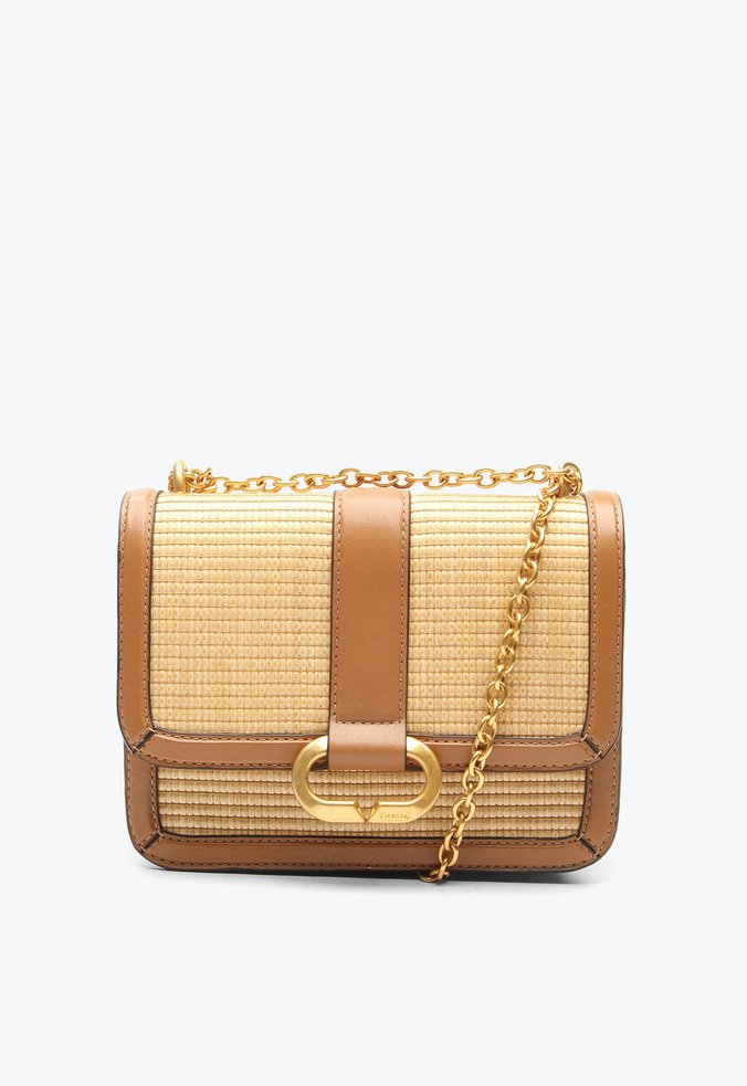 Bolsa Tiracolo Veronika Média Bege