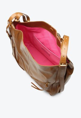 Bolsa Shoulder Scarlett Grande Caramelo | Vicenza