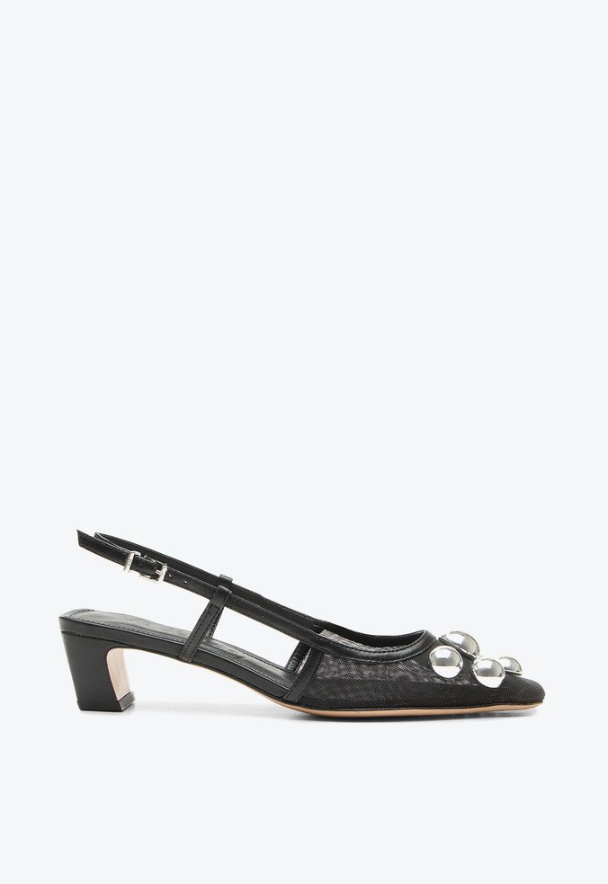 Slingback Elba Preto