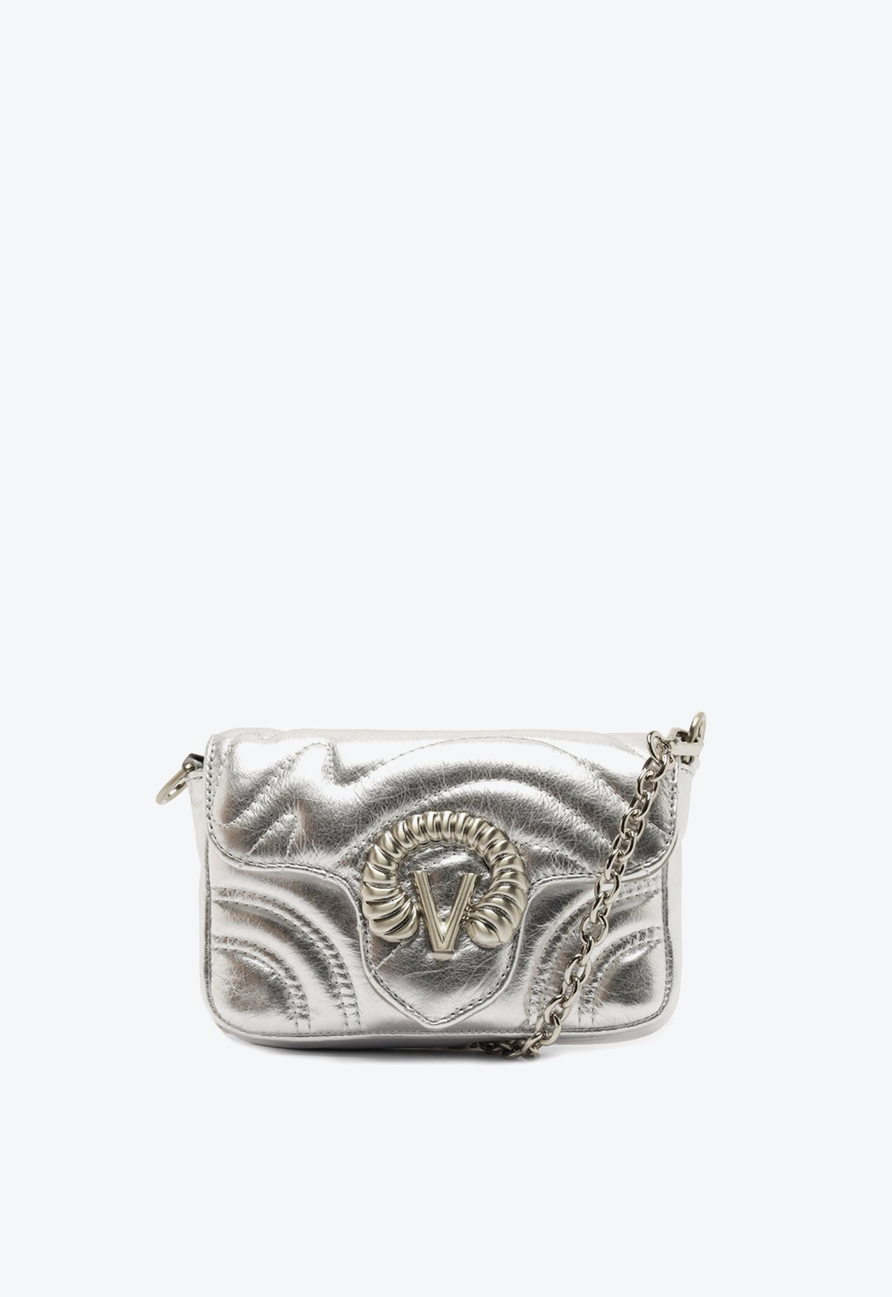 Bolsa Tiracolo Lily Pequena Prata | Vicenza