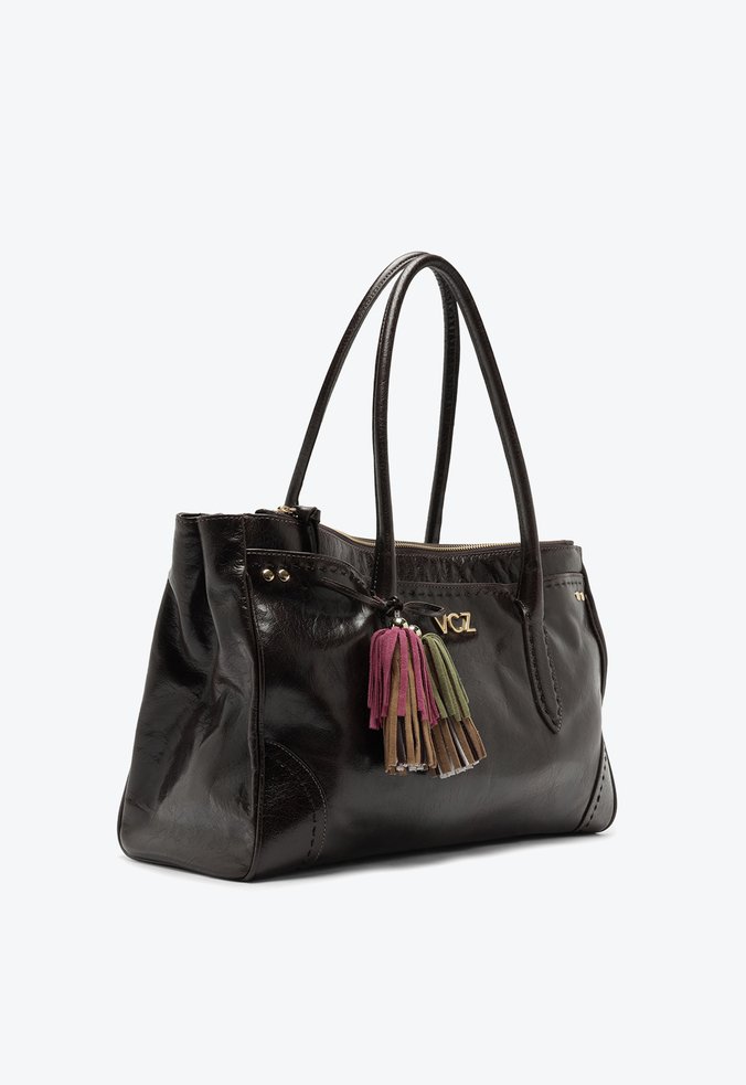 Bolsa Tote Julie Grande Marrom | Vicenza