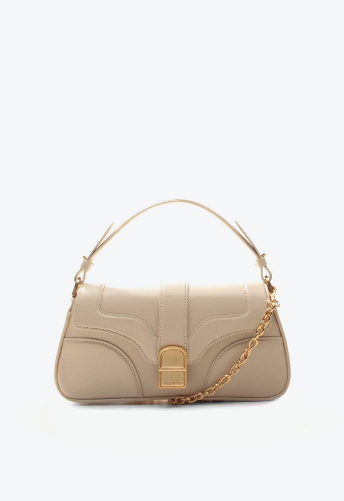 Bolsa Tiracolo Felipa Média Bege