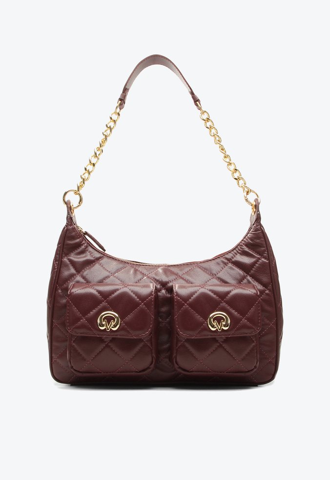 Bolsa Shoulder Elis Média Bordô