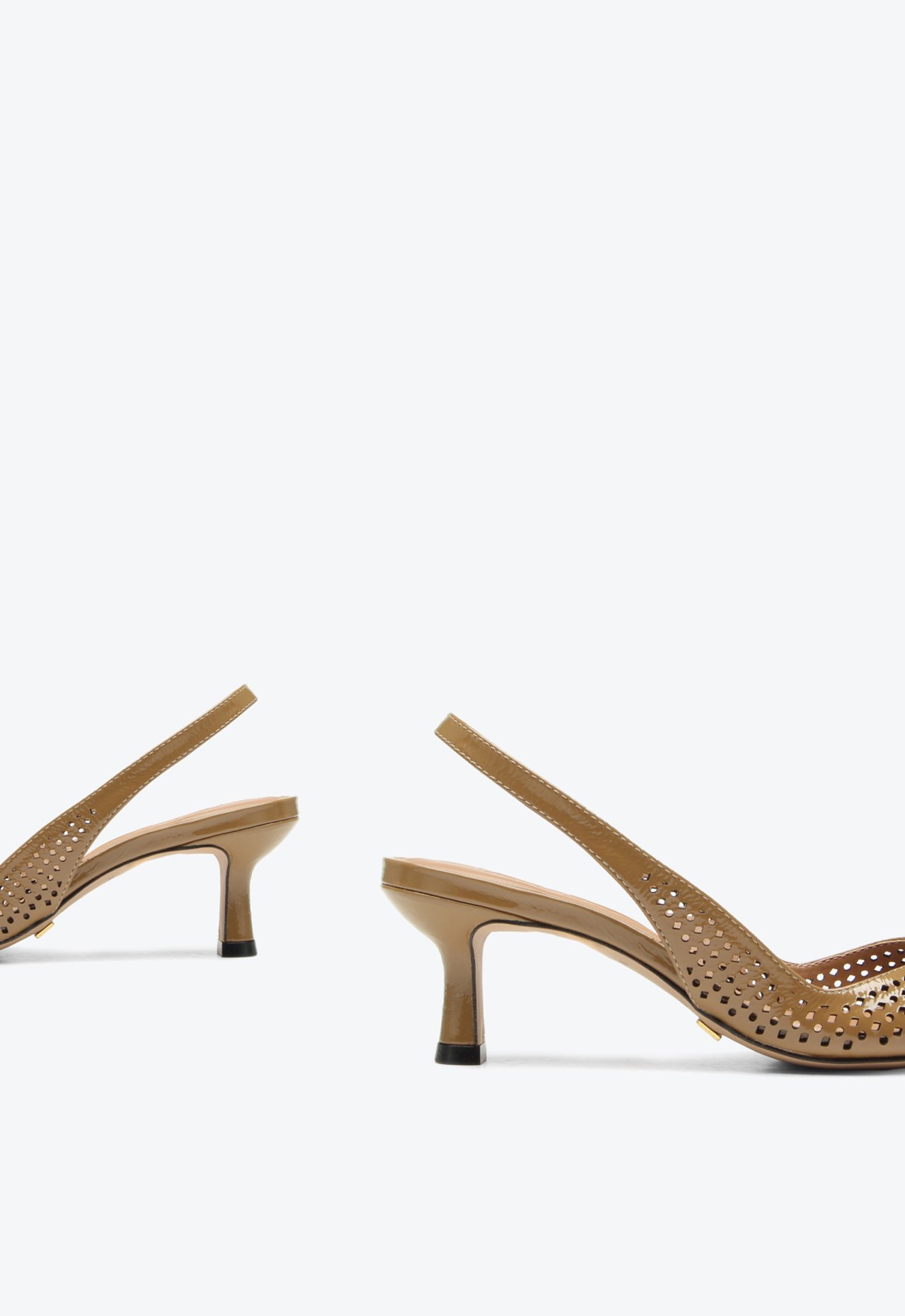 Slingback Peep Toe Cartagena Caramelo | Vicenza