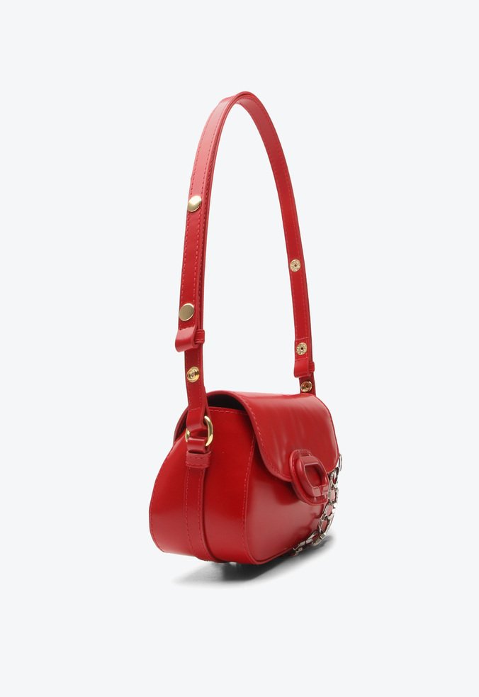 Bolsa Shoulder Eleonora Média Vermelho | Vicenza
