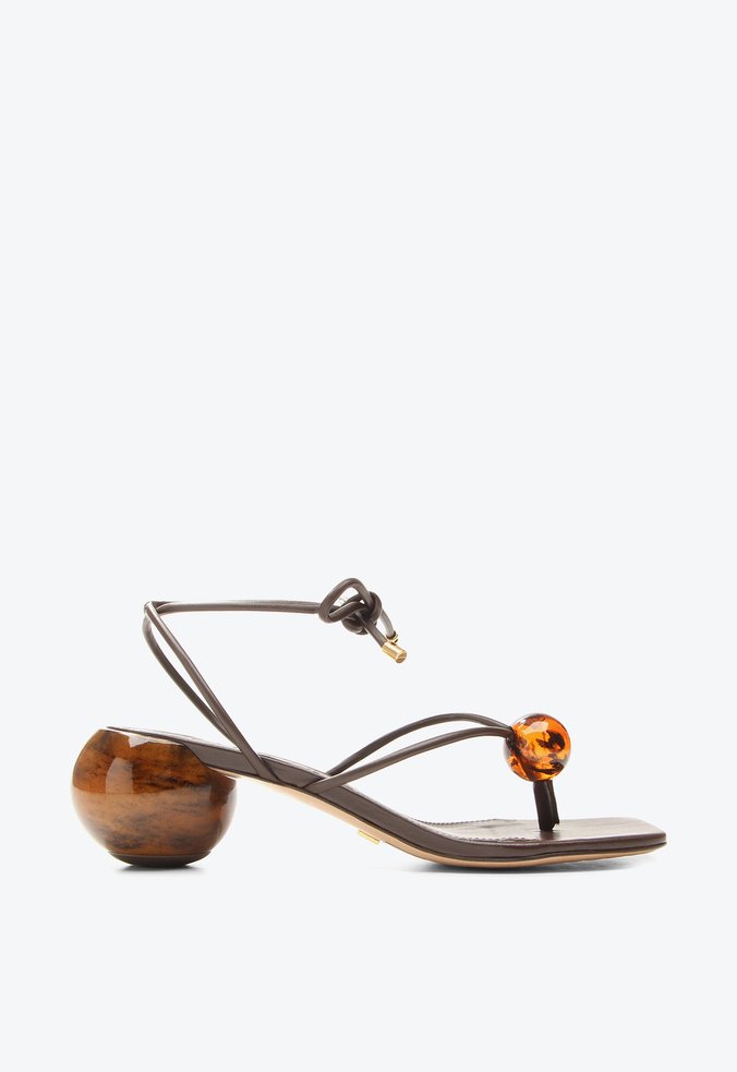 Sandália Giselle Marrom Tortoise 