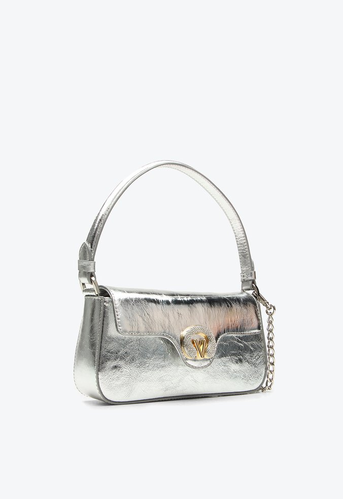 Bolsa Shoulder Suelen Média Prata | Vicenza