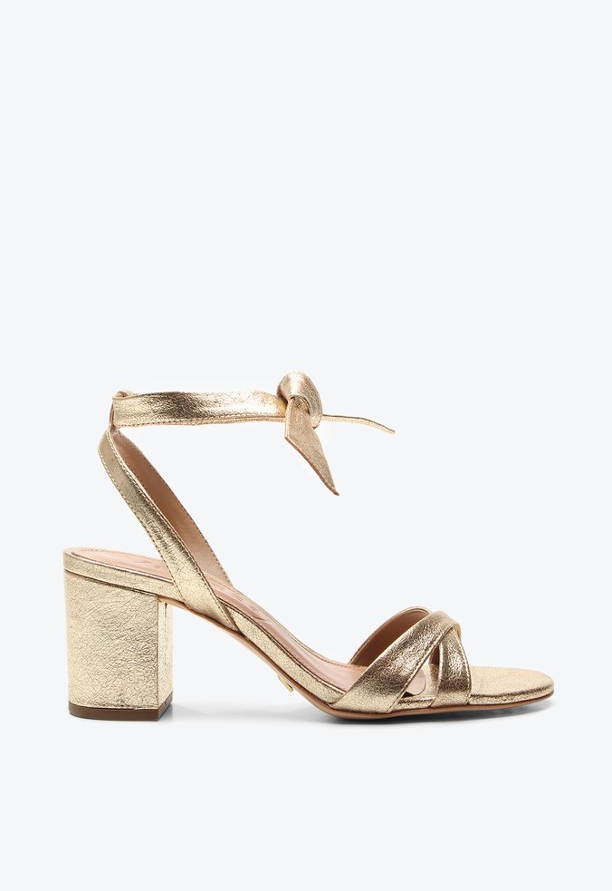 Sandalia vicenza dourada discount