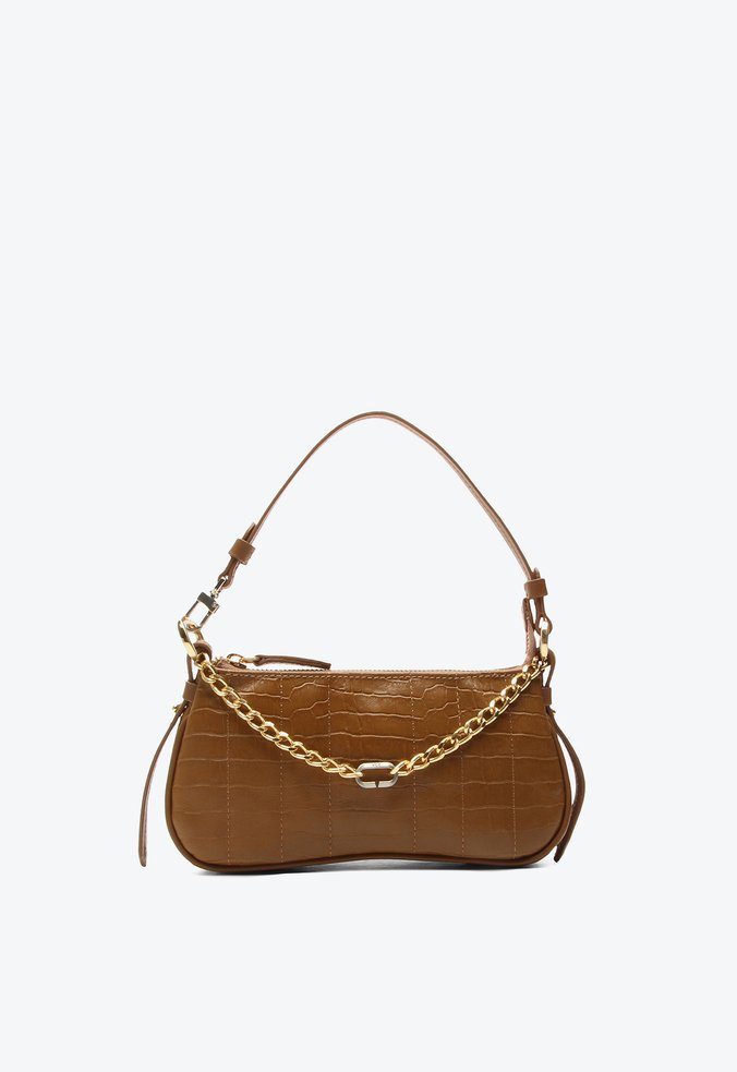 Bolsa Shoulder Vick Pequena Caramelo