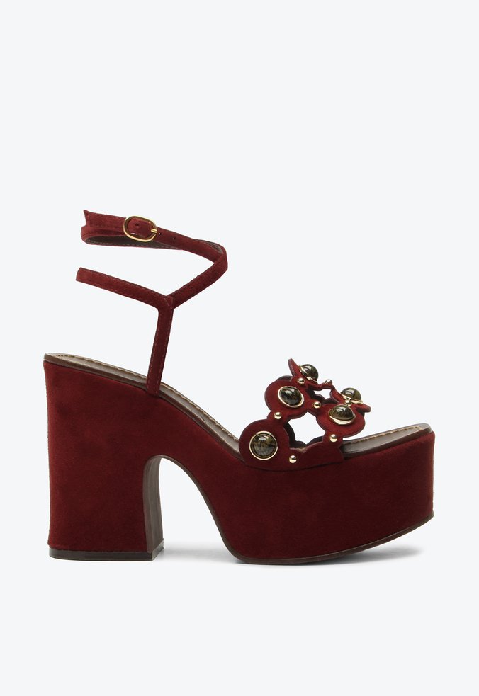 Sandália Meia Pata Zamzibar Bordô