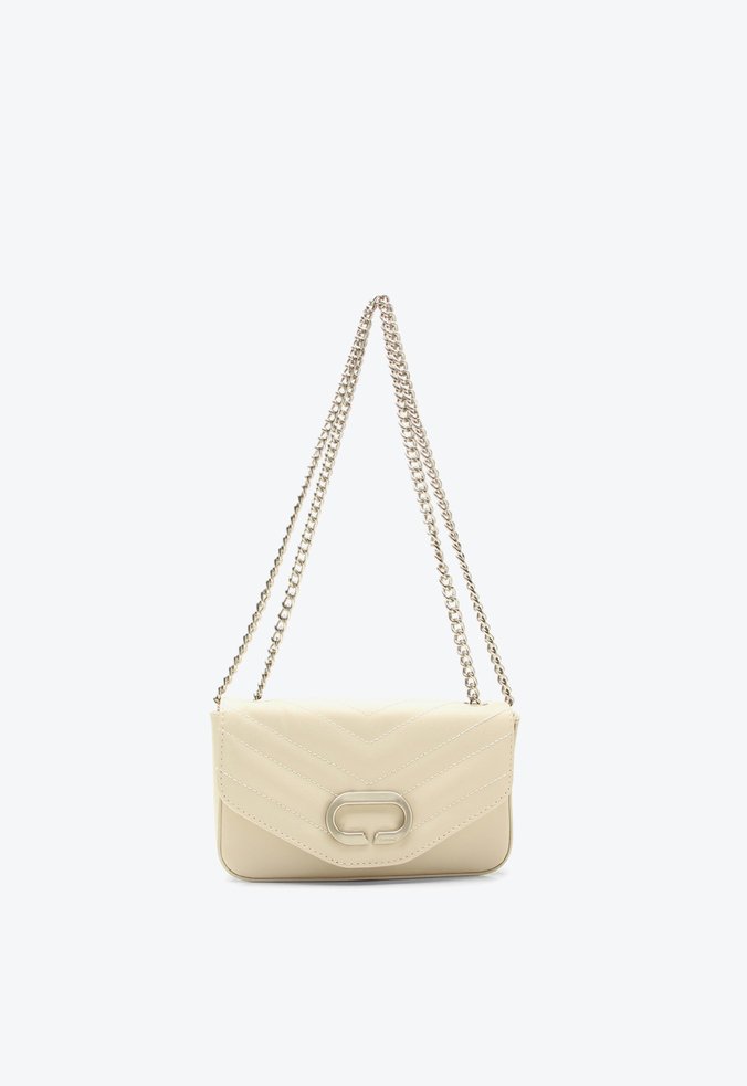 Bolsa Tiracolo Beatrice Pequena Bege