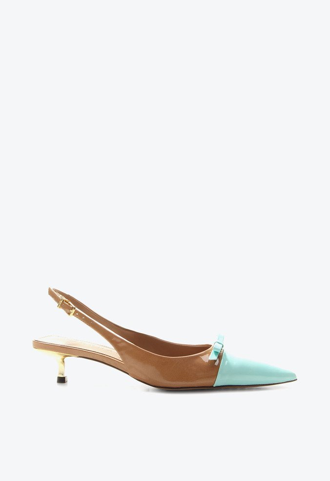 Slingback Leiria Caramelo
