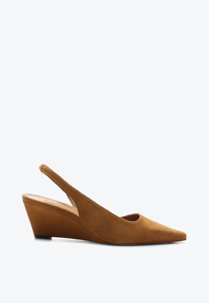 Slingback Peonia Marrom