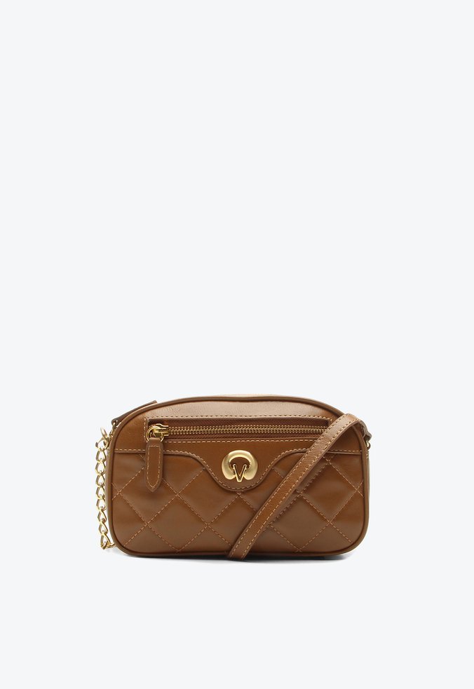Bolsa Tiracolo Elis Pequena Caramelo