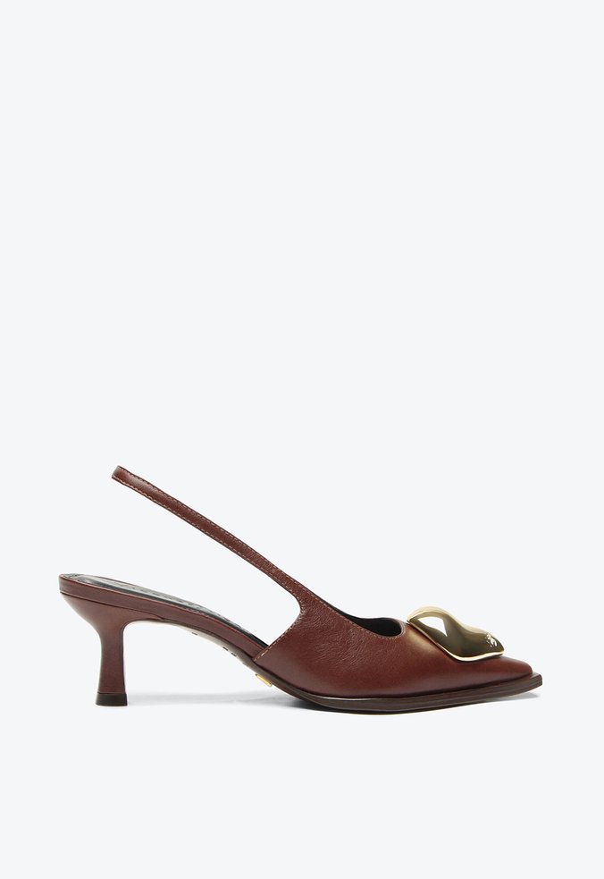 Slingback Japão Marrom