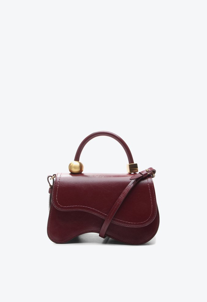 Bolsa Tiracolo Jodie Pequena Bordô