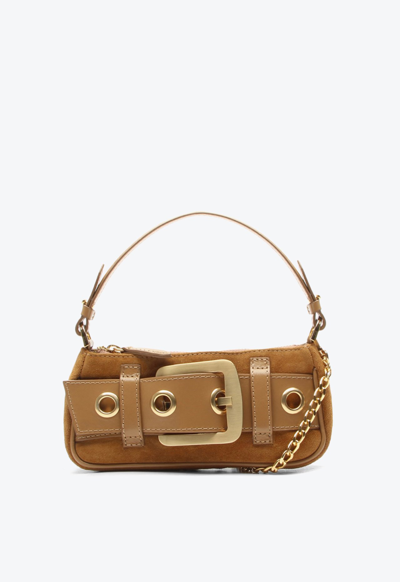 Mini Bag Lien Caramelo Camurça | Vicenza