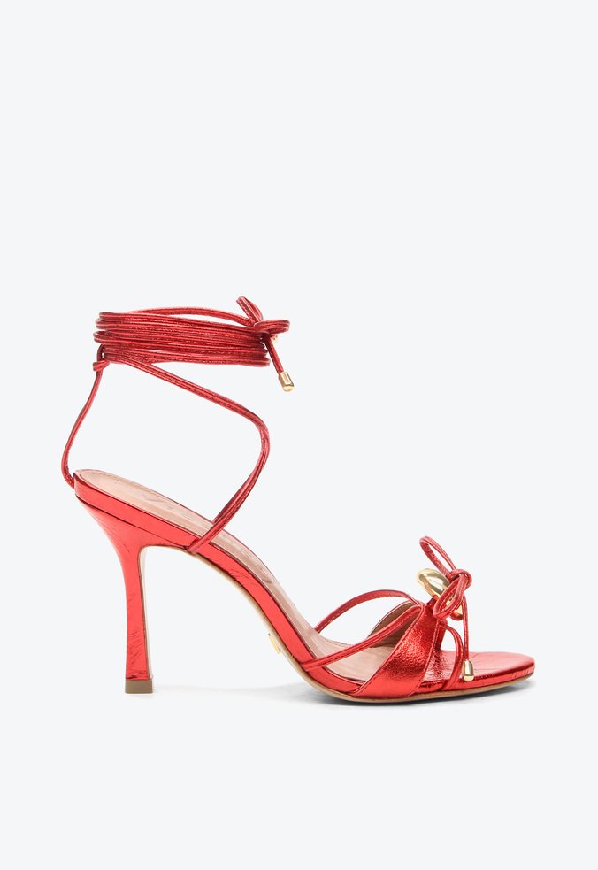 Sandália Crystal Vermelho