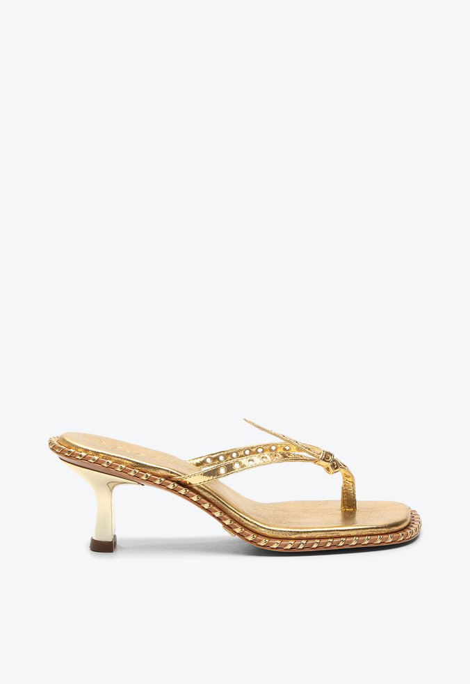 Tamanco Seicheles Dourado