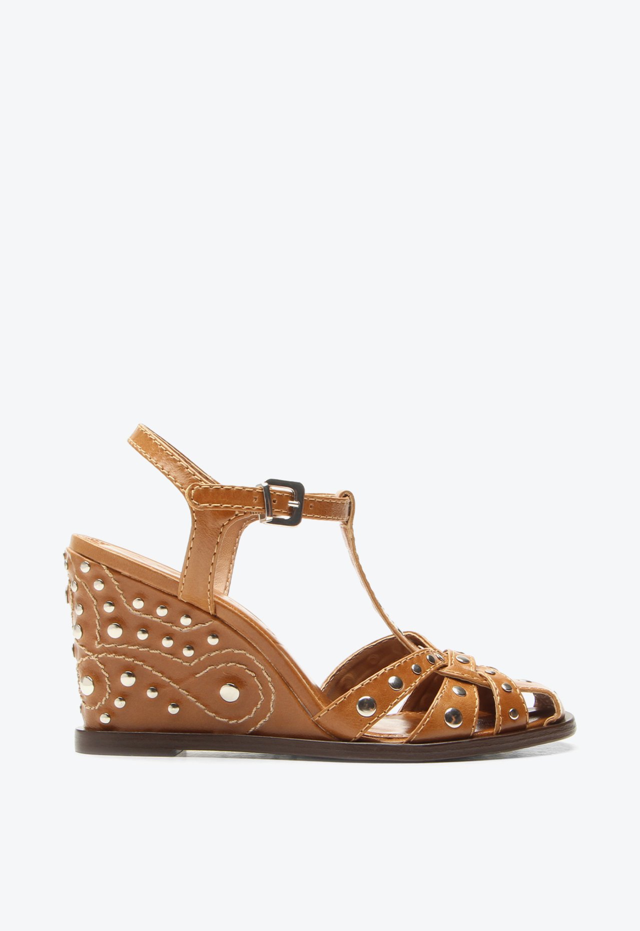 ちぃ Sandália Fisherman Anabela Zaire Caramelo | Vicenza